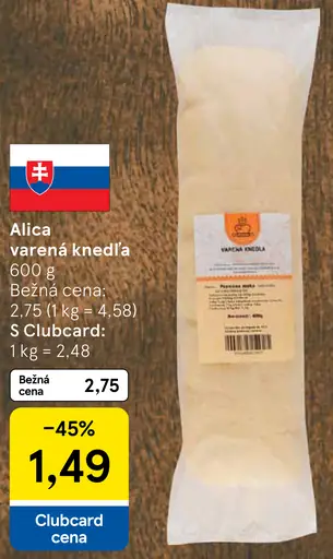 Alica Varená knedľa