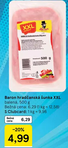 Baron hradčanská šunka