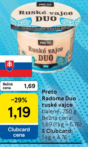 Preto Radoma Duo ruské vajce