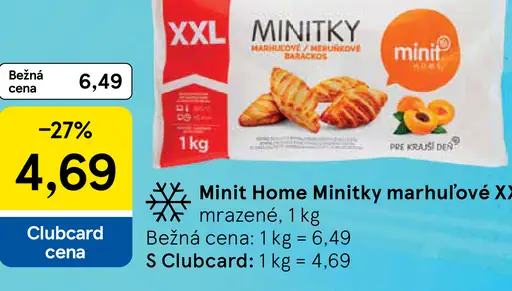 Minit Home minitky marhuľové XXL