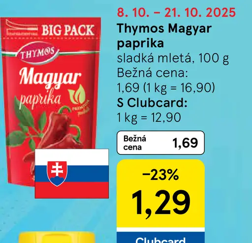 Thymos Magyar paprika sladká - mletá