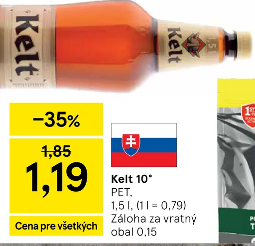 Kelt 10° plechovka