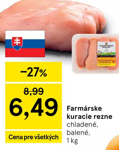 Farmárske kuracie rezne