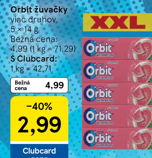 Orbit žuvačky