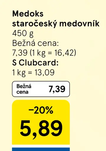 Medoks staročeský medovník
