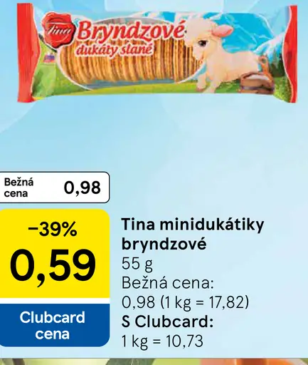 Tina minidúkatiky bryndzové