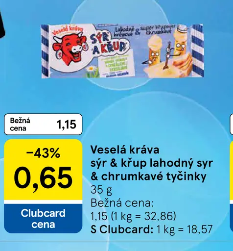 Veselá kráva Syr a krup