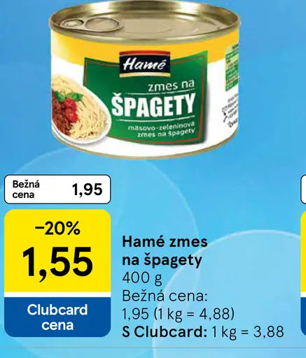 Hamé Zmes na špagety