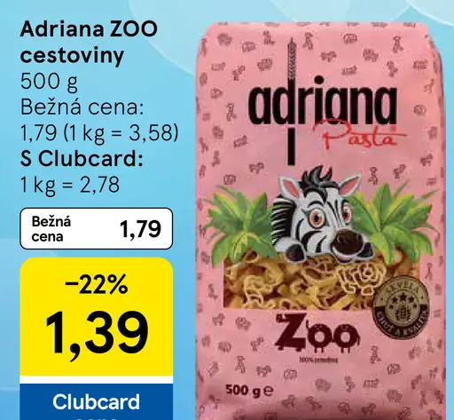 Adriana ZOO cestoviny