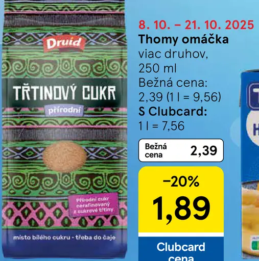 Druid trstinový cukor prírodný
