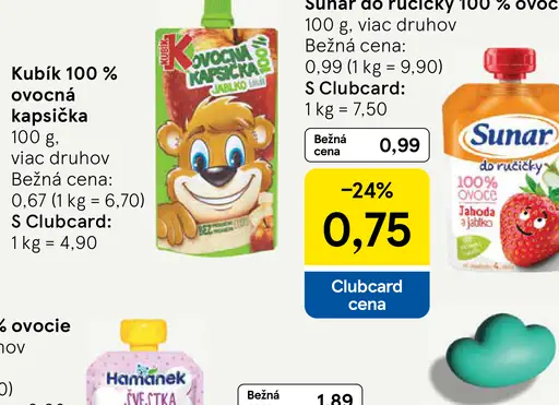 Sunar 100 % ovocie