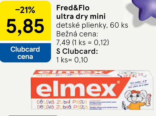 Fred&Flo ultra dry mini detské plienky