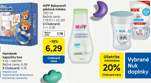 HiPP Babysanft pleťové mlieko