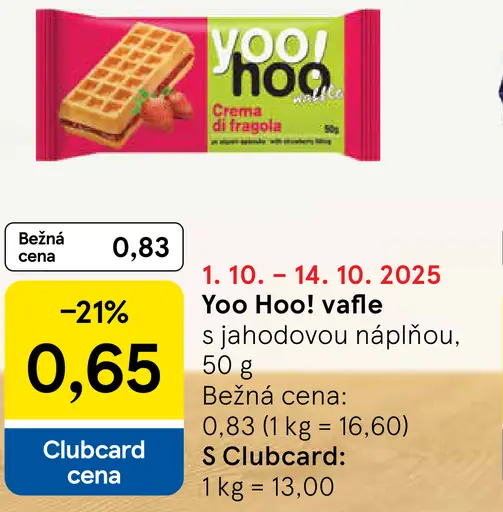Yoo hoo vafle
