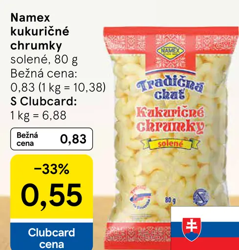 Namex kukuričné chrumky