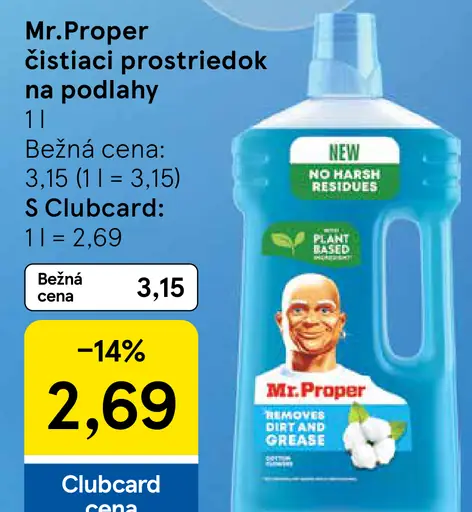 Mr. Proper čistiaci prostriedok na podlahy