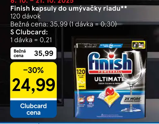 Finish Kapsuly do umývačky riadu