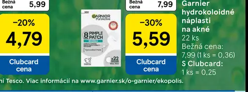 Garnier hydrokoloidné náplasti