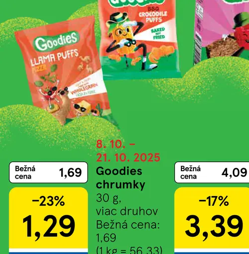 Goodies ovsené tyčinky