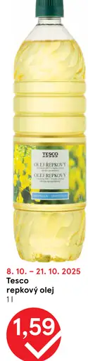 Tesco repkový olej