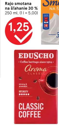 Rajo smotana na šľahanie