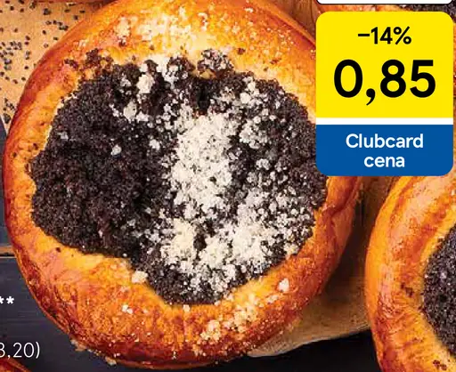 Tesco koláč makový s maslovou mrveničkou