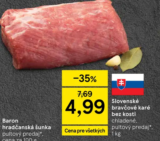 Baron hradčanská šunka