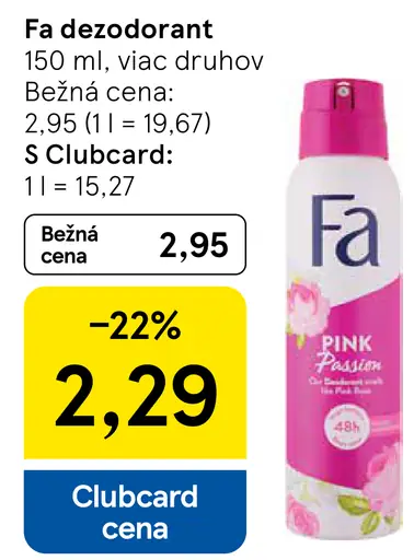 Fa dezodorant
