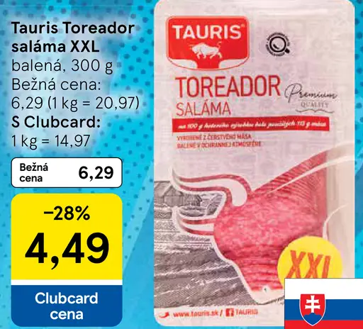 Tauris Toreador saláma XXL