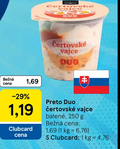 Preto duo čertovské vajce
