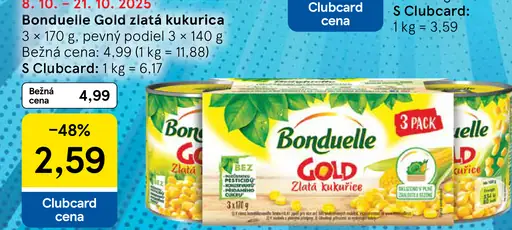 Bonduelle Gold Zlatá kukurica
