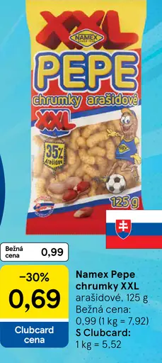 Namex Pepe chrumky arašidové