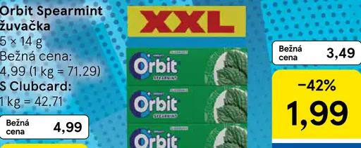 Orbit Spearmint žuvačka