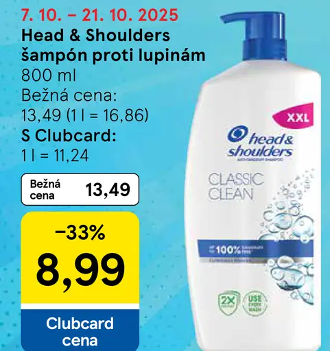 Head & Shoulders šampón proti lupinám
