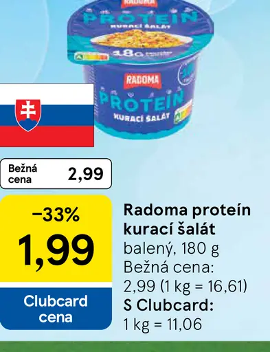 Radoma Proteín kurací šalát