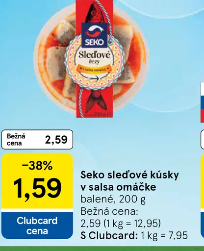 Seko sleďové kúsky v salsa omáčke