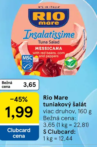 Rio Mare Tuniakový šalát