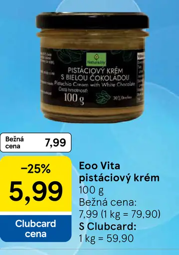 Eoo Vita pistáciový krém