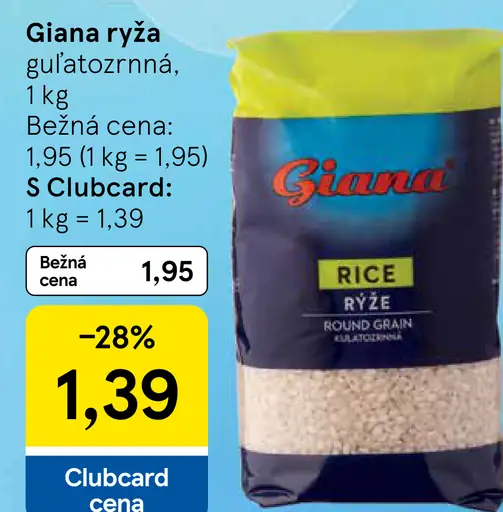 Giana Guľatozrnná ryža