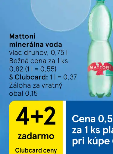 Mattoni Minerálna voda