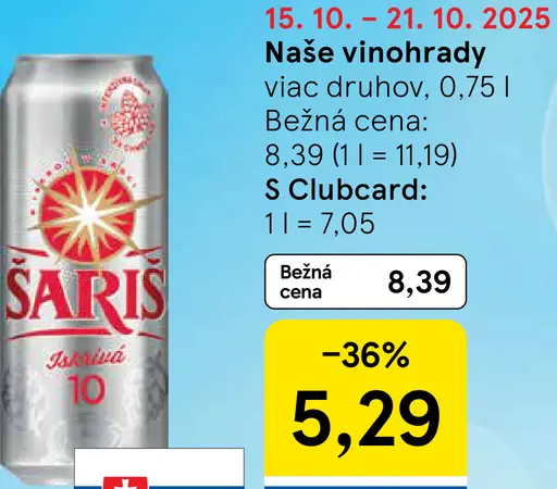 Šariš 10° plechovka