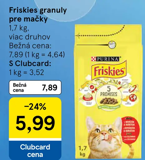 Friskies granuly pre mačky
