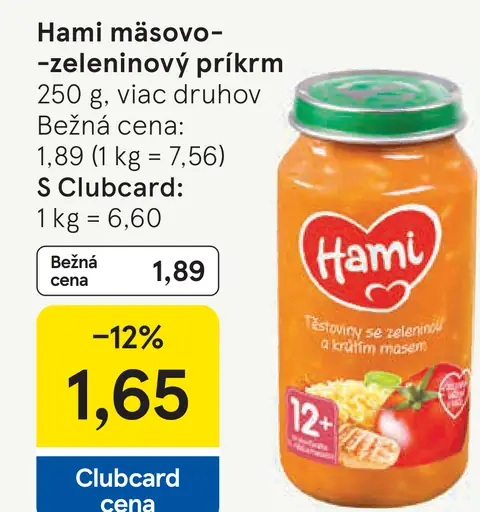 Hami mäsovo-zeleninový príkrm