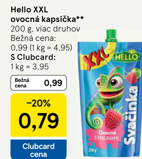 Hello ovocná kapsička