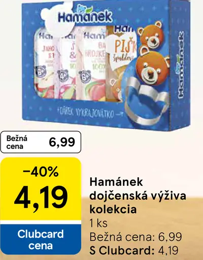 Hamánek dojčenská výživa kolekcia