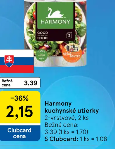 Harmony kuchynské utierky