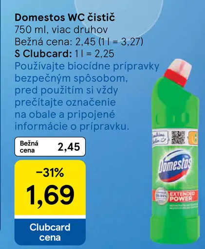 Domestos WC čistič