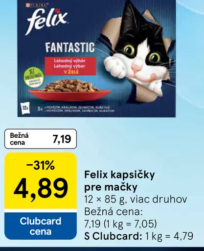 Felix kapsičky pre mačky