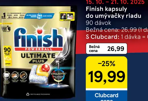 Finish Kapsuly do umývačky riadu