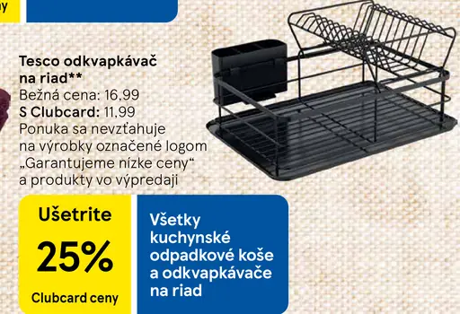 Tesco odkvapkávač na riad